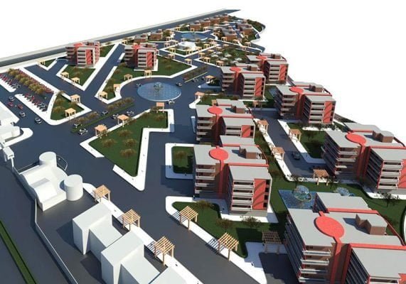 پروژه طرح 5 مجتمع مسکونی(فایل اتوکد،پلان،نما،رویت،3Dحرفه‌ای)